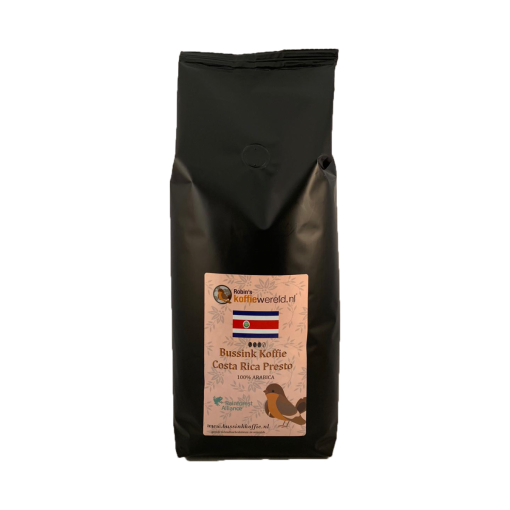 Bussink Koffie Costa Rica Presto (bonen) Rainforest Alliance