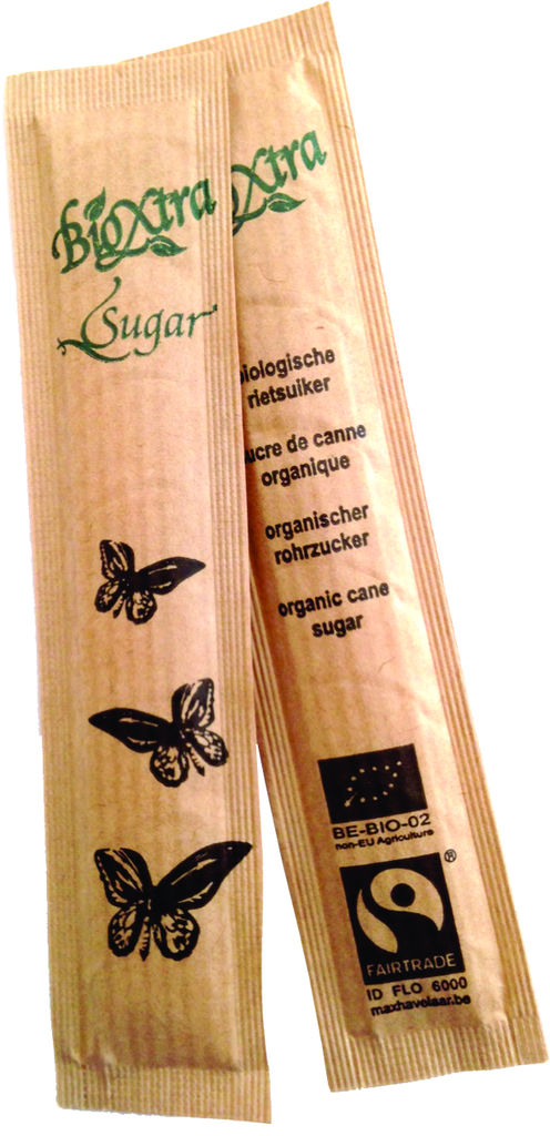 BioXtra Biologische rietsuikersticks 4 gram