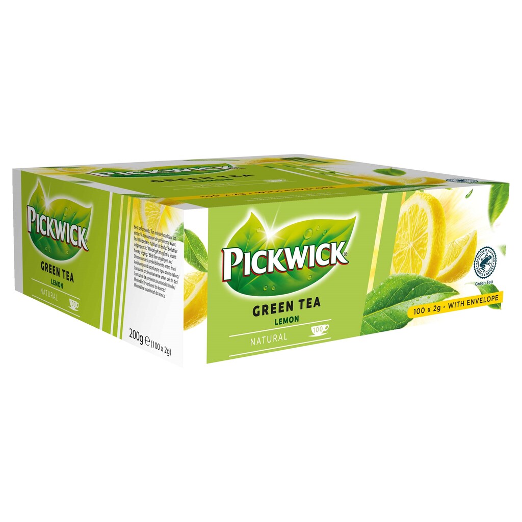 Pickwick Thee Groene Thee Citroen envelope