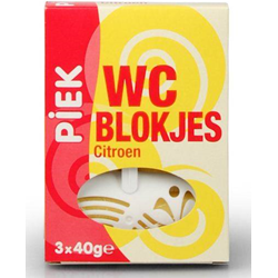 Piek wc-blokjes citroen