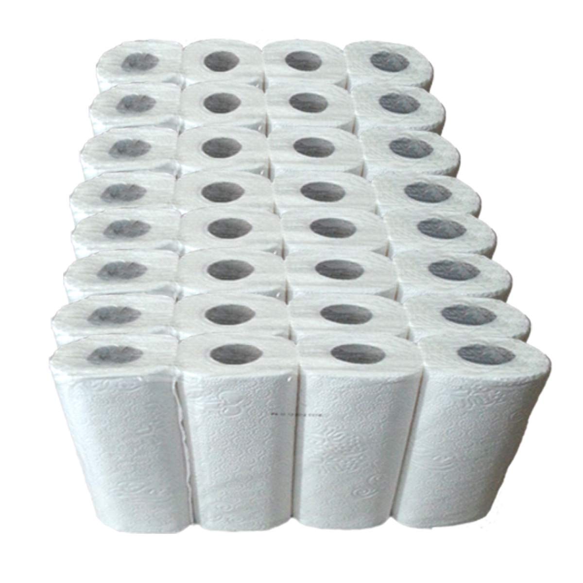 Keukenrol 100% cellulose wit 2 laags 45 vel op rol