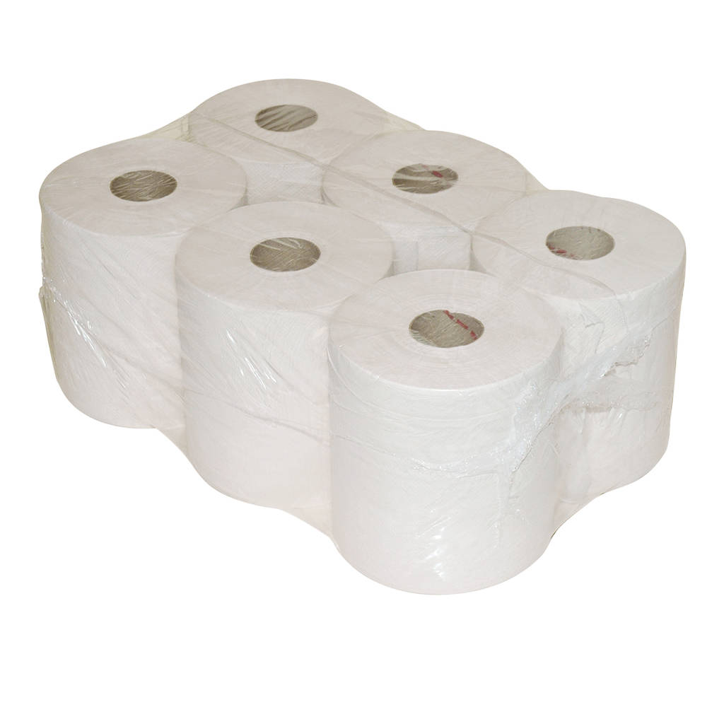 Poetspapier MIDIrollen 2-laags cellulose 450 vel 20 cm
