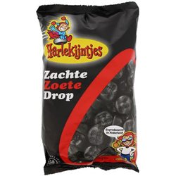 Harlekijntjes zacht zoete drop 1kg