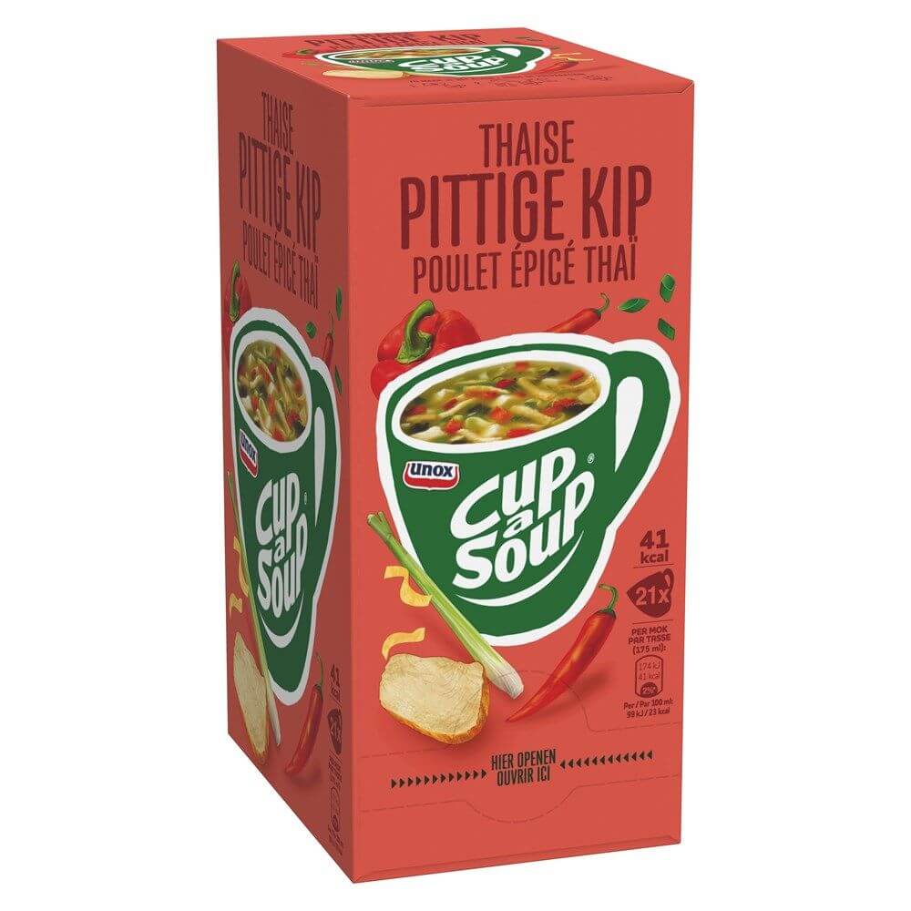 Cup-a-soup Thaise pittige kip 175 ml.