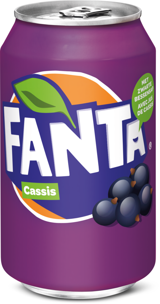 Fanta Cassis blik 33 cl.